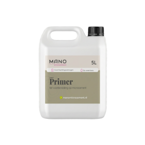 Primer 5L, ter voorbereiding op microcement