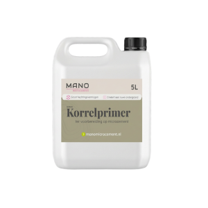 Korrelprimer 5L, ter voorbereiding op microcement
