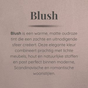 Blush - oudroze mat -kleuromschrijving