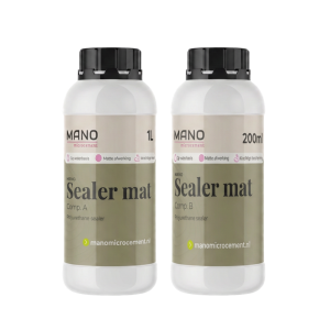 Bescherm microcement met sealer mat 1L A + 200ml B op waterbasis