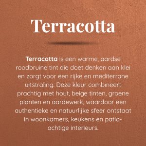 Terracotta - kleuromschrijving