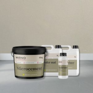 Doe-het-zelf pakket microcement Arctic Grey