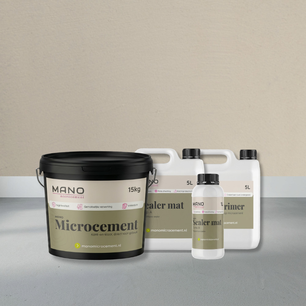 Doe-het-zelf pakket microcement Ladrar Doe-het-zelf pakket microcement Ladrar