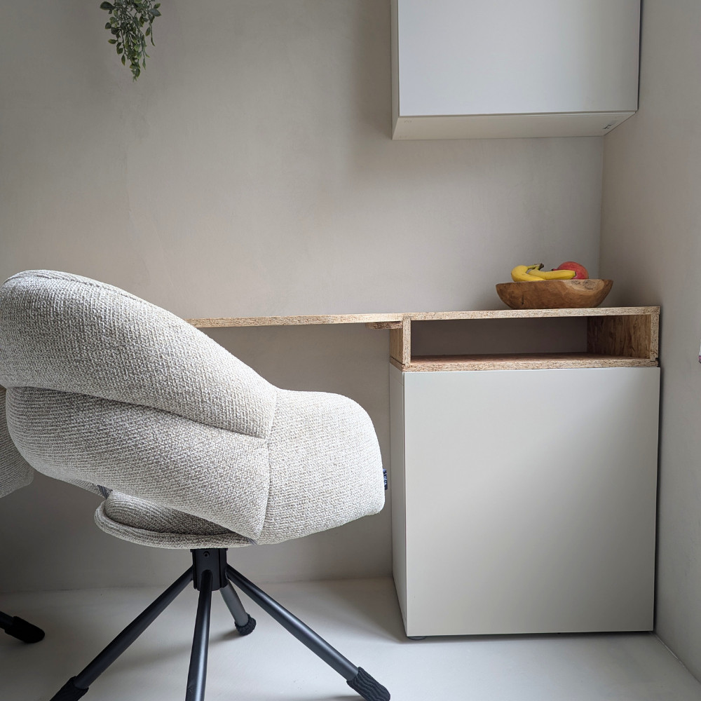 Microcement op de wand (2-laags)